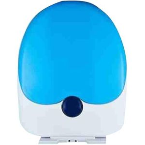 Familie U-type toiletbril, luidruchtig vrij zwaar toiletdeksel, langzaam sluitend, snelsluiting, hoes voor volwassenen en kindvriendelijk gebruik (E)