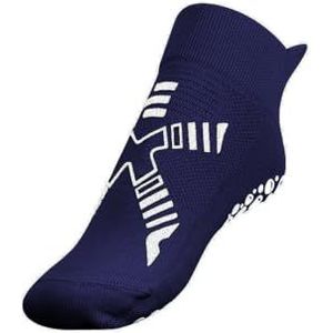 R-EVENGE Zwembadsokken voor kinderen in het zwembad en op natte oppervlakken, antibacterieel en antislip, blauw/wit, 25-29