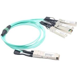 MURABE 40G actieve optische kabel 1 minuut 4, 1 m, compatibel met QSFP AOC actieve optische kabel switch stapellijn (maat: 1 m)