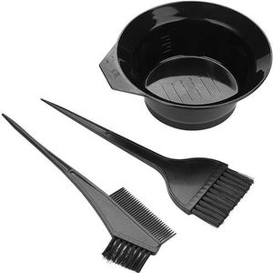 BLOMBLAUM Haarverfborstel en kom | Haarverfkwast met kom en haarkleur | Ideale haarverfset voor thuis en in de salon