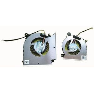 Laptop CPU GPU koelventilator voor MSI GF76 GF66 GL66 MS-1581 1583 N459 N460 N477(One PAIR FAN)