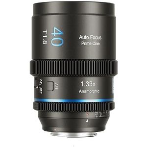 SIRUI 40mm T1.8 1.33X Anamorfe lens, S35-formaat autofocuslens voor Z-mount camera's, Z5, Z50, Z6/6II, Z7/7II, ZFC, Z8, Z9 (Z-montage, neutrale flare)