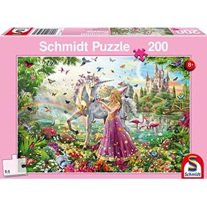 Schmidt - SCH-56197 - De fee in het betoverde bos, 200 stukjes Puzzel - vanaf 8 jaar - cartoon puzzel