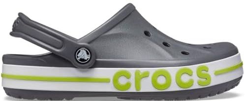 Crocs - Bayaband - Klompen - Slate Grey/Lime Punch - Lichtgewicht