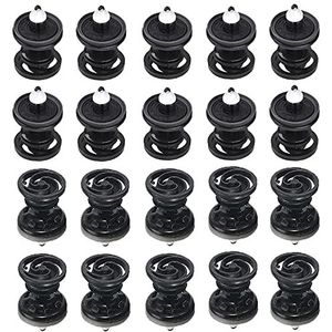 20 Stuks Auto-Binnendeurbevestigingen, Bevestigingsclips, Decoratieve Beugels, Llinknagelsets met Ontgrendelingsgereedschap, Auto Bef Onderdelenset 7L6868243