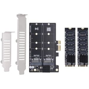 HIOPOIUYT Solid States Disk PCIE Converters Card Risers PCIE Solid States Disk PCIE Adapter Dubbele PCIE Solid States Disk Adapter Voor Desktop PC