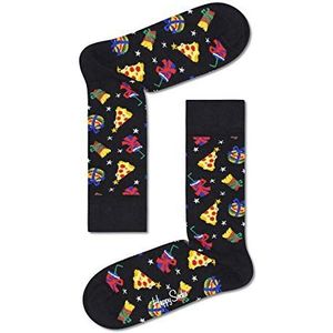 Happy Socks Heren Happy Junkfood geschenken sokken, zwart, 11-Jul UK, Zwart, 41-45 EU