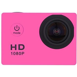 Actiecamera, Sport DV Mini 1080p Outdoor Waterproof Camera 2.0 Inch sportcamera(Pink)