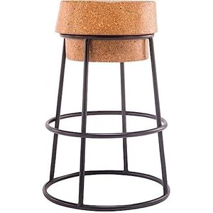 Ontbijt Barkrukken 2 Stuks Metalen Toonbank Hoogte Barkrukken Keuken Toonbank Bar Stoelen Ronde Barkrukken Met Metalen Onderstel Keuken Barstoelen(75cm)