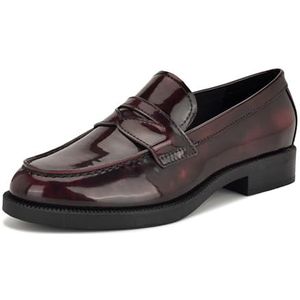 Nine West Dames Berg Loafer, Wine Patent 600, 3.5 UK