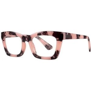 XYZ Eyewear - Leesbril - Gevlekt - Groot Montuur - Met Sterkte +2.50