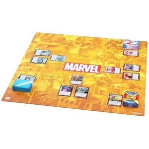 Gamegenic, Marvel Champions Game Mat XL - Marvel Orange