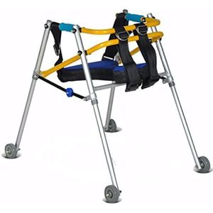 Opvouwbare lichtgewicht rolstoel voor kinderen met een handicap, voor baby/kind hersenverlamming, breuk, revalidatietraining van de onderste ledematen, rollende rollator voor kinderen met st