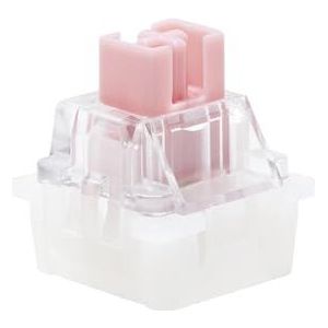 FANNIXI Magnetische Schakelaar Zwart Rood Blauw Bruin Roze Schakelaar Lineaire Tactiele Geen Pins voor Specifieke Magnetische Mechanische Toetsenbord (OTM Mag Roze x70)