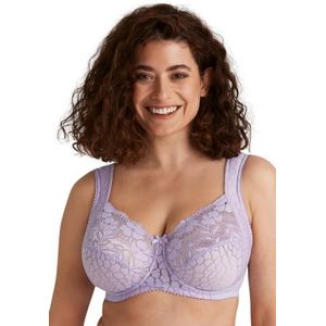 Miss Mary of Sweden Jacquard & Lace beugelbeha met zijsteun 90D Lavendel