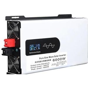 Spanningsomvormer 6000W 12V 24V 48V 60V 72V 96V Naar AC 220V 110V Zuivere Sinusomvormer Auto-omvormers Zonne-energie Off-grid Omvormers Voeding Omvormer(72V,110-120V 60HZ,Universal)