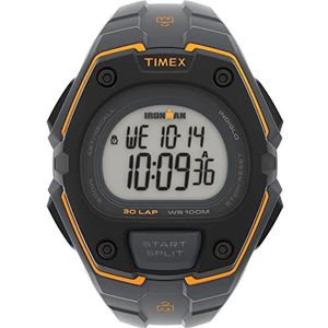 Timex Men's Ironman Classic 30 Oversized Quartz Sport Watch with Resin Strap, Gray, 20 (Model: TW5M485009J)