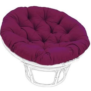 Round Chair Cushions,Chair Cushion,Armchair Cushion, Waterproof Rocking Chair Cushion Outdoors,Extra Large Seat Cushion (Only Cushion)(Purple,50x50cm)