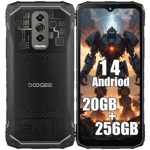DOOGEE Blade 10 Ultra 4G Téléphones Portables Débloqués, 20 Go + 256 Go, 6,56"", AI 50MP + 8MP, Batterie 5150mAh, Android 14 Smartphones, Octa Core, IP68/GPS/NFC/Face ID