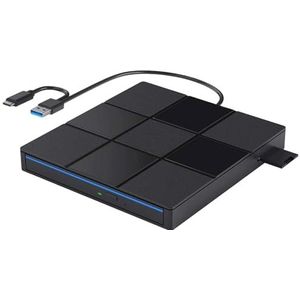 MALSSE USB3.0 Externe Aandrijvingen met Haven en Kaartlezer voor Laptop en Desktop Compatibiliteitsaandrijving