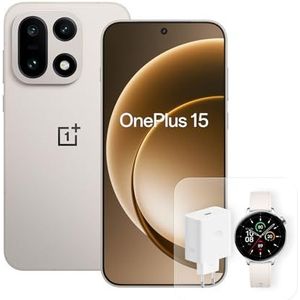 OnePlus Smartphone, 15 5G, 16 GB RAM, 512 GB geheugen, Snapdragon 8 Elite Gen 5, batterij 7300 mAh, video 4K 120 fps Dolby Vision, drievoudige camera 50 MP, Gaming 120 FPS, waterdicht en stofdicht
