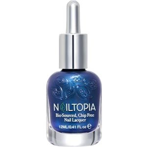 Nailtopia Bio-Sourced, Chip Free Nail Lacquer, All Naturel, Strengthening Biotine en Superfood-Infused Polish - Chip Resistant Formula - Quick-Dry, Long Lasting Wear - Ride The Wave - 125 ml