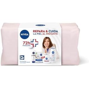 NIVEA Repair & Care 4-Piece Set with Lip Balm, Gel, Jar, and Hand Cream