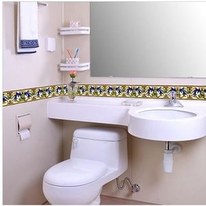 Achtergrondbehang, plafondrand Europese stijl muurstickers taille zelfklevende grensplint 10m * 10 cm for tegelstickers muur vloer deur gootsteen rand, rood (Size : Giallo)