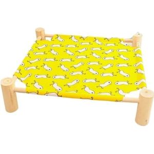 Rond Huisdierbed Afneembaar en wasbaar kampeerbed for huisdieren, vier seizoenen comfortabel kattenbed, grenen houten kattenbed, hondenbed hangmat Huisdier Bed(6)