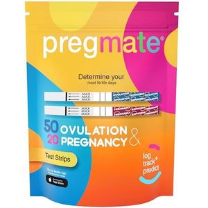 PREGMATE 50 Ovulatie en 20 Pregnancy Test Strips Predictor Kit