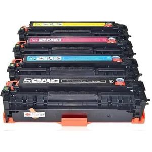 Tonercartridges for La-erjet Pro Color MFP M476 M476dn M476dw M476nw Navulbare printer Compatibel Volledig(Cyan)