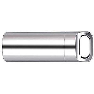 Waterdichte Pillendoos BE-TOOL 1 Stks Kleine Pocket Pil Container Metalen Draagbare Reizen Pil Houder voor Sleutelhanger Pil Fob Zilver Medium