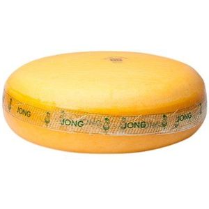 Junger Gouda kaas, premium kwaliteit, hele kaas, 12 kilo