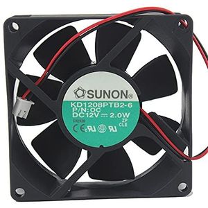 KD1208PTB2-6 8025 8CM 12V 2.0W chassis power supply cooling fan