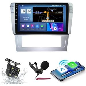 Android 14 Autoradio Navi voor VW Passat B7 (2005-2011) 9 ""Schermradio met draadloze carplay Android Auto GPS Navigatieondersteuning Bluetooth 5.0 HIFI FM 5G-WiFi SWC MIC,M400s