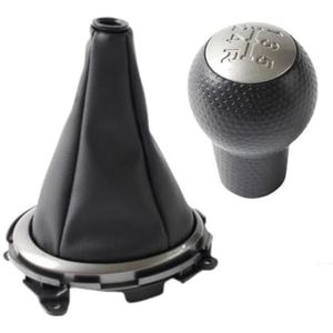 Schakelpookknoppen Manual Hand Speed ​​Ball Lever Stick Pookknop Gaitor Boot Cover Voor Jazz 2009 2010 2011 2012 2013 2014 2015 Versnellingspook (Kleur : 2 stuks)