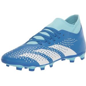 adidas Unisex Predator Accuracy.4 Sock Flexible Ground Sneaker, White/Bright Royal/White, 12 US Men