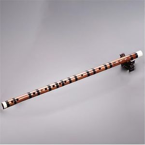 Bamboefluitinstrument Professioneel spelende dwarsfluit Imitatie koebot (Color : D)