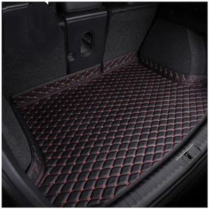 Kofferbakbeschermer Kofferbakmatten Voor BMW Voor X5 Voor E53 Voor E70 2006-2013 Volledig Omsloten Waterdicht Antislip Auto-accessoires Interieurkussen Auto Kofferbakmatten(Black red a)