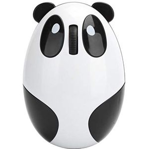 Panda - Draadloze Optische Computer Muis - Zwart - Hoogwaardige Geluidloze Functie