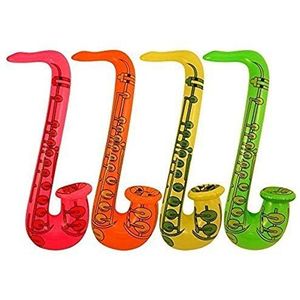 Opblaasbare saxofoon Musciaal Instrument Groep Band Fancy Dress Opblazen