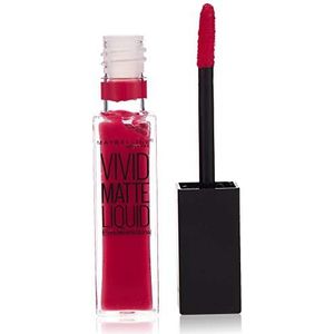 Maybelline New York Vivid Matte Liquid Lippenstift 30 fuchsia ecstacy, per stuk verpakt (1 x 8 ml)