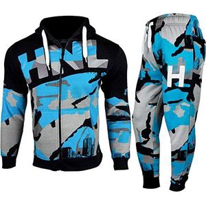 A2Z 4 Kids® Kinderen Jongens Trainingspak Afdrukken Camouflage - T.S HNL Blue 11-12