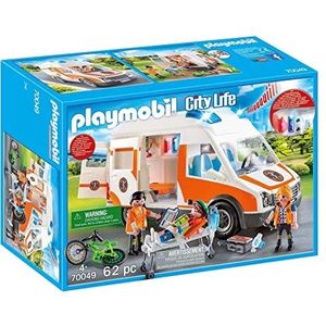Playmobil 70049 City Life Ambulance,12.5 x 24.8 x 34.8 cm,Meerkleurig