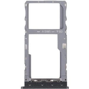 Mobiele telefoon vervangende reserveonderdelen Voor T-Mobile RevVl 4 4G Originele Sim Card Tray + Micro SD-kaartlade (zwart) Vervangende reserveonderdelen