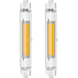 Xinwanhong R7S LED 118mm dimbaar, LED R7S 118mm 30W lamp, 3000LM, vervangt 300W halogeenlampen, natuurlijk wit 4500K, flikkert niet, 360° stralingshoek, AC220-240V, verpakking van 2 stuks