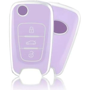 Sleutelbehuizing houder TPU Auto Flip Key Case Cover Shell Voor Hyundai I20 I30 Ix20 Ix25 Ix35 Voor Elantra Voor Accent Sleutelbehuizing(4)