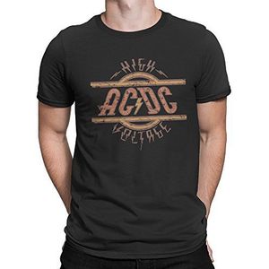 Ac/Dc - High Voltage Black (T-Shirt Unisex Tg. M) Merchandising Ufficiale