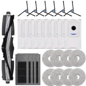 Compatibel met Ecovacs Debot X2 / Omni Pro PLUS Accessoires Stofzak Dweilrol Hoofdborstelkap HEPA-filter Robot reserveonderdeel(MULTI)