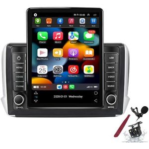 Android 15 autoradio Sat Navi voor P-eugeot 2008 (2013-2020) 9,7 inch Android hoofdunit multimedia speler met Carplay GPS-navigatie HIFI BT 5G WiFi SWC MIC DSP,M400s